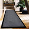 B&B Plain Twist Rubber Runner Mat Outdoor and Indoor Use - Heavy Duty Waterproof PVC Non Slip Backing Dirt Trapper Kitchen Carpet Runner Front Door and Back Door Entrance Mat (60 x 180 cm, Grey)