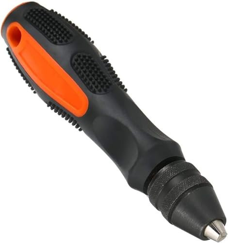 KEWAYO Mini Perceuse à Main pour Bijoux 0.5-8mm, Mandrin Sans Clé, Vise de Précision Outil de Modélisme