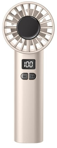 GkgWuxf Handheld Fan Rechargeable | Portable Cooling Small Hand Fan - 100 Speeds Rechargeable Quiet Air Cooler, Cool Gadgets for Outdoor Beach Camping Vacation Travel Accessories