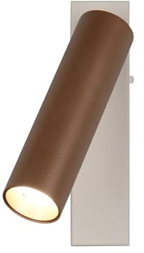 Trio Leuchten LED Strahler Ambala 849210165, Metall Warm Grey/Coffee, 1x 5.5 Watt LED, Lichtfarbe einstellbar, Switch Dimmer