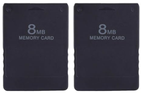 PS2 Dedicated Memory Card 8/128/256MB Selectable High Capacity PS2 Series Universal Game Archive (8MB-2 Pieces)