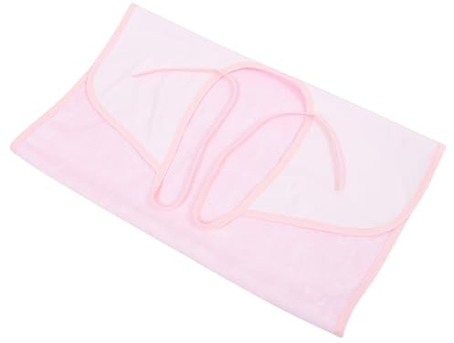 Bavoir Protection Ajustable en Adulte Tpu Rose pour Repas | Imperméable, Forme Stable et Résistante, pour Personnes en Rééducation, Usage Quotidien