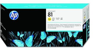 HP 81 gelb Original Druckkopf und Reiniger
