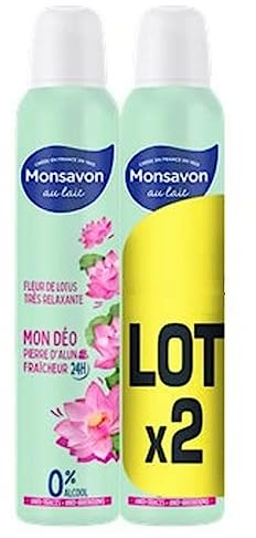 Deodorant Zerstäuber Alaunstein Milch & Lotusblüte, 2 x 200 ml