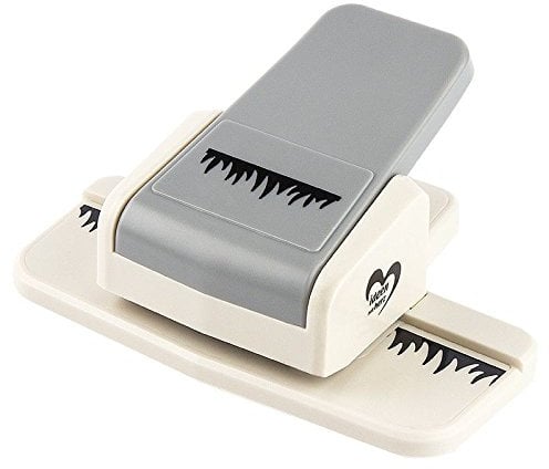 Ideen mit Herz Bordüren-Stanzer, Rasen, Stanzung 1,2cm x 4,2cm Motiv-Locher für Papier | Basteln für Ostern mit Gras-Bordüren | Osterkarten