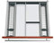 BLUM ORGA-LINE Facheinteilungs-Set Korpusbreite 600 mm, Nennlänge 550 mm
