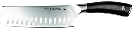 Rockingham Forge Equilibrium 16.5cm Gemüse-/Nakiri-Messer mit deutscher Stahlklinge und schwarzem Griff