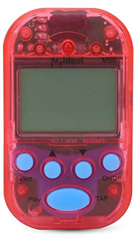 Digitales Metronom M50 Ansteckmetronom Elektronisches Metronom Taschenmetronom Geeignet für Gitarre, Klavier, Violine, Schlagzeug und andere Instrumente(rot) Musikinstrumentenzubehör