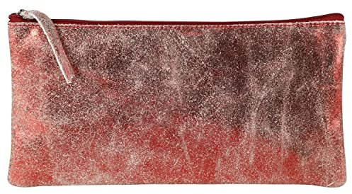 Clairefontaine 410069C Penale Ruby flach 11x22cm Wildleder Rot glänzend
