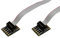 Treedix JTAG Breakout Board Adapter Konverter SWD Breakout Jtag Debug-Board mit 2 Reihen 1,27 mm Pitch 10 Pins Buchse IDC-Stecker Flaches flexibles graues Band-Jumperkabel 200 mm für J-Link