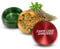 Santa Cruz Shredder Metal Spice and Herb Grinder Knurled Top for Stronger Grip 3-Piece Large 2.7 (Rasta)