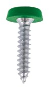 Connect 31557 Number Plate Screw Green No 10 x 1 100pc