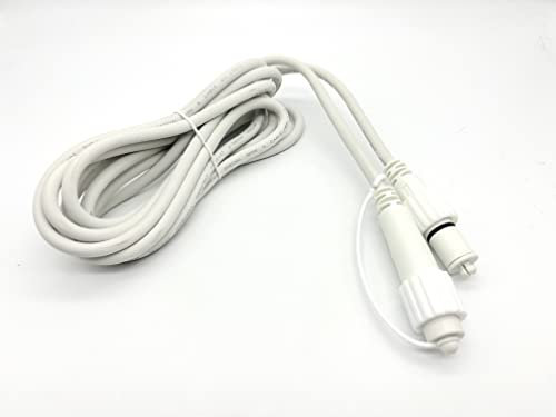 LEDZEIT - Profi Serie - Cavo prolunga in gomma da 3 m, bianco, esterno e interno, impermeabile IP67