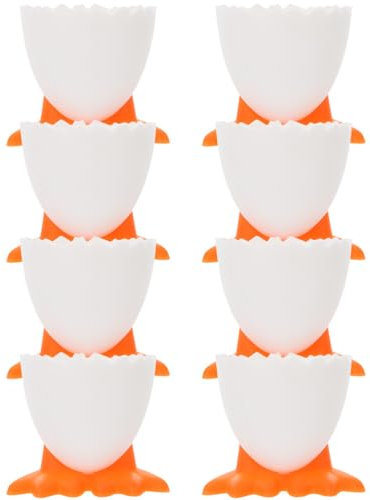 Amosfun 40pcs Egg Cups Set, Easter Egg Holder for Boiled Eggs, Novelty Egg Cups Breakfast Egg Cups for Hard Boiled Eggs