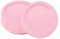 ATBEAMEN 16pc Baby Pink Paper Plates, 7in Solid Color Round Dinner Plates for Birthday, BBQs, Picnic, Baby Shower