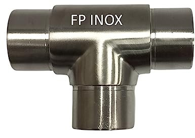 Té t inox A2 Satinée Pour Tube Diamètre 42.4mm Epaisseur 2mm Garde Corps