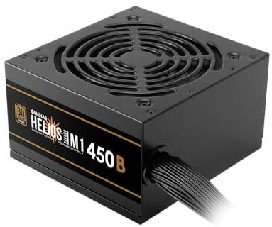 GAMDIAS Helios M1-450B(EU) Alimentation PC Pour Ordinateur de bureau ATX, non modulaire, 80+ Bronze, Ventilateur PWM Silencieux cable plat