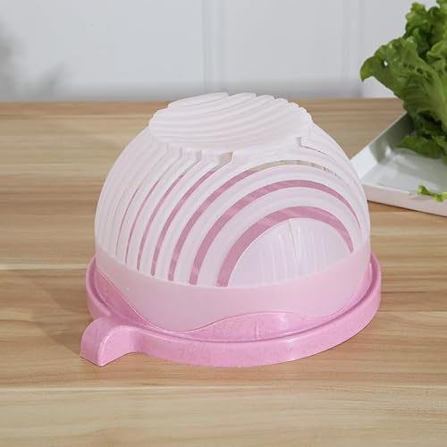 RedAeL Salatschneider-Schüssel, Obstsalat-Schneider, schnelle Obst-, Gemüse-Salat-Chopper-Schüssel, dickes, langlebiges Material, Gemüse-Ablaufschüssel, spülmaschinenfest, multifunktionales