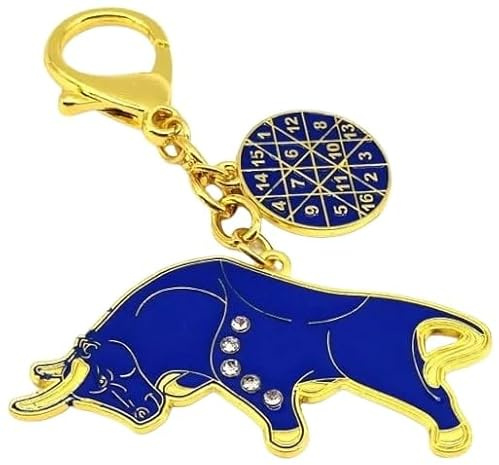 Porte Clés Taureau de la Richesse Suprême - Porte clés Feng Shui - Amulettes Feng Shui - Talisman Feng Shui - Porte clés porte bonheur - Protection Feng Shui