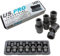 US PRO INDUSTRIAL Socket set1/2 Drive Wobble Joint Impact Socket Set Metric UJ Sockets