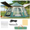 NRNQMTFZ Camping Zelt,Automatisches Sofortzelt 3-5 Personen Pop Up Zelt, Wasserdicht & Winddichte Ultraleichte Kuppelzelt, für Strand, Outdoor, Reisen(Green)