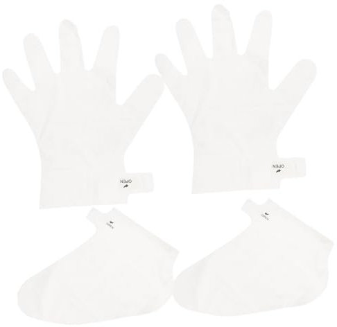 Housoutil 2stücke Hand Und Fußmaske Feuchtigkeitsversorgung Peeling Und Exfolierende Spa- Für Weiche Hände Und Füße Entfernt Hornhaut Pflegend Für Trockene