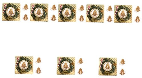 Warmhm 8 Kartons Weihnachtskerzen-Geschenkbox christbaum kerzen tannenbaum kerzen Duftvotivkerzen Aromakerzen für Zuhause das Duftkerze geschenkt Aromatherapie-Kerze