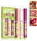 Plump Lipgloss Lip Oil Set, Fat Lip Oil High Impact Lip Color,Press Lipstick Solid Moisturizing Lip Balm Mirror Lip Oil,Shiny Lip Gloss,Transferproof Wear&Long Lasting Non-Sticky(1PCS)