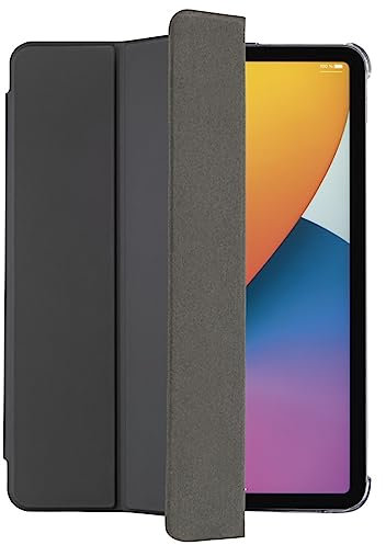 Hama Tablet Hülle für Apple iPad Air 13 2024, Stifthalter (stoßfeste Schutzhülle für iPad Air 13 mit Standfunktion, Tablet-Schutz mit transparenter Rückseite, EIN-/Ausschalten automatisch) schwarz