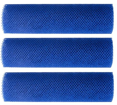 Lot de 3 gants de toilette en maille africaine pour le corps - Tissu en maille africaine - Filet de douche - de toilette - 3 éponges de bain pour enlever la peau morte - Pour homme et femme