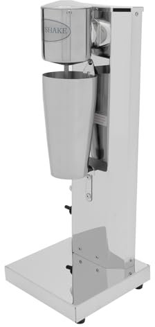 Batidora de vaso para batidos de leche, 180 W, batidora eléctrica, batidora con una cabeza de 650 ml, para tiendas de té con leche, cafeterías, restaurantes