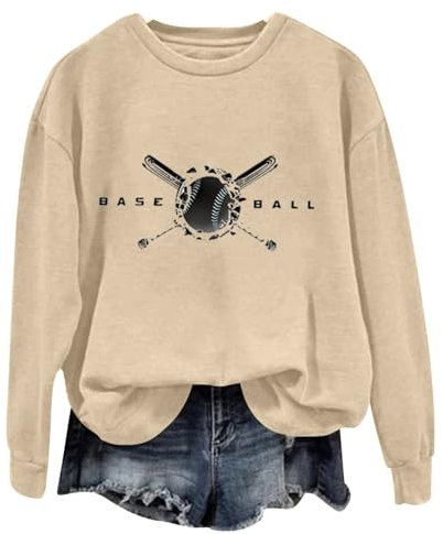 Générique Hoodies Rose Veste pour Femme Couleur Rose Pale Baseball Haut à Manches Longues et col Rond pour Femme avec Lettrage imprimé Plaid Doux Pull Gilet Polaire Femme Oreille (Khaki, M)