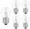 Morotty ES E27 Halogen Golf Ball Bulbs Dimmable Warm White 2700K, G45 Mini Globe E27 Edison Screw Light Bulb, 340LM AC 220-240V for Ceiling Fans Chandelier, 5 Pack