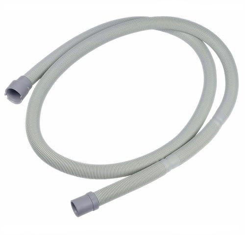 VIOKS Ablaufschlauch Schlauch Ersatz für Beko 1740160300 2,0 m Ablauf 21/28mmØ für Geschirrspüler Entleerungsschlauch Spülmaschine