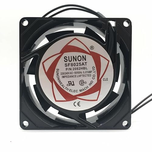 SF23080AT 2082HB 80mm fan AC220V~240V Metal frame for fish tank cabinet fan