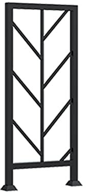Balustrade d'escalier en fer pour grenier, balcon, terrasse, décoration intérieur/extérieur, garde-corps avec 5 styles noir, style 4