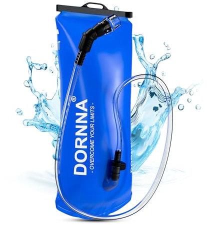 DORNNA - Poche à Eau sans BPA, Poche Hydratation de Sport Résistant, Sacs D'hydratation Portable pour la Randonnée, Cyclisme, Camping. (3L)