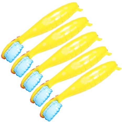 VICASKY 5stücke Junge Mädchen Zahnbürsten Ballon Deko Große Party Ballons Für Junge Mädchen Spaßige Zahnpflege Deko Für Feiern Einfache Installation Leuchtende Farben