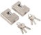 Monoblock -Schloss, 2pcs Hochleistungs -Vorhängeschloss -Set, Wasserdichte Rostfeste Monoblockschlos