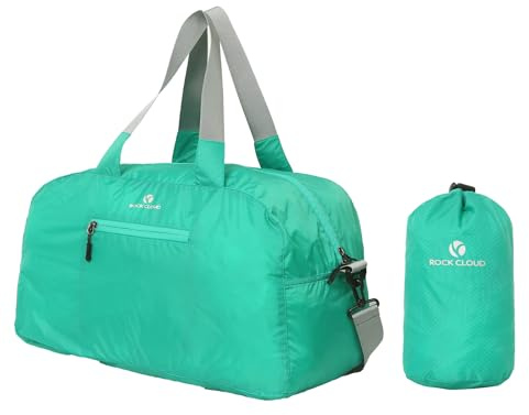 Rock Cloud Ultraleichte Sporttasche, 30 l, faltbar, wasserabweisend, faltbar, für Wochenendausflüge, Reisen, Sport, Camping, Hellgrün.