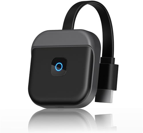 Nexhyp Wireless HDMI Display Adapter, 4K 5GHz WiFi Display Dongle for Screen Mirroring - Compatible with IOS/Android/Laptop/PC/TV - Supports Miracast, DLNA, Airplay - Plug and Play (B)