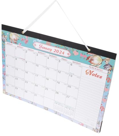 DOITOOL Wandkalender Jahreskalender Zum Aufhängen Stabiler Monatskalender Für Zuhause Haushaltskalender Mit Feiertagskalender Und Terminkalender Fürs Büro Zimmerkalender Tageskalender