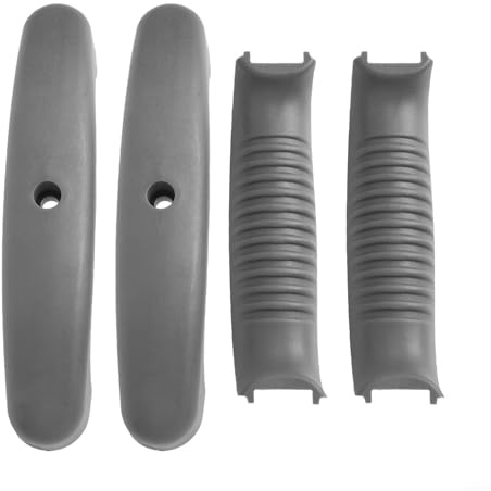 Besttoolifes Replacement Handle 80671 For Weber Charcoal Grill, Kettle Charcoal Grill Parts Accessory, Non-Slip Grip Stripe Pattern Weather Resistant(2pcs)