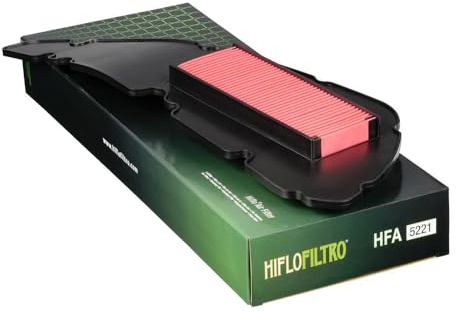 Maxiscooter Air Filter for Piaggio 400 BEVERLY HPE 4V 4T 2021+2023, 400 MP3 Euro 5 2020+2022 -Hiflofiltro HFA5221- - 824225124866