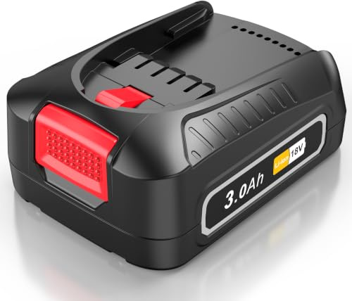 PASUKTER PBA1830 Akku für Bosch, Li-Ionen-Akku für Bosch 18 V, 3 Ah, Gardena-Elektrowerkzeug-Akku, 18 V, Heim- und Gartengeräte