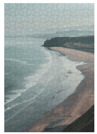 Puzzles Für Teenager 38x26cm/1000pcs Serene Coastal Expanse Puzzles Für Teenager Entspannungsspiele Handgeschwindigkeitsrennen Schwierig Und Herausfordernd 38x26cm/1000pcs