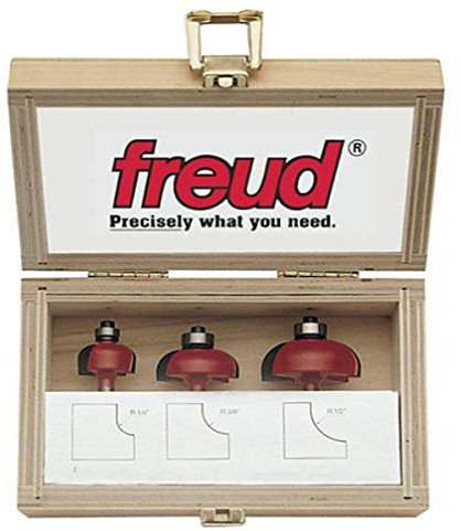 Freud 3 Piece Cove industrial Carbide Router Set - 89-550