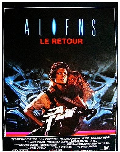 Aliens Le Retoure, Kino-Poster, Original, Format 53 x 40 cm gefaltet, Alien 2