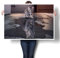 Wandbild Katze Reflexion Tiger dekorative Malerei Kunst Leinwand Wandbild, Badezimmer, 50 (cm) X75 (cm)