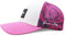 Grace Folly Strand-Truckerkappe für Damen, Snapback-Baseballkappe für den Sommer, Rosa, Einheitsgröße